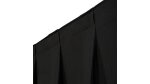 Wentex P&D Vorhang 330 x 250 cm 300 g/m² gewellt schwarz