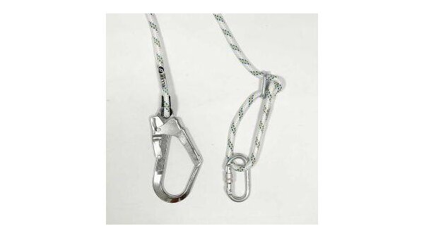 ELLERsafe adj. positionslanyard -  2m -  scaffold/carabiner