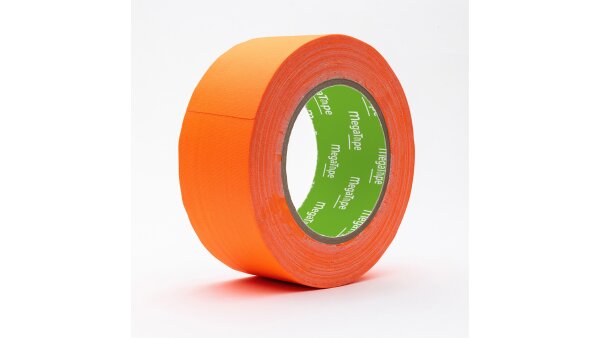 Megatape UT120 Beschreibbares fluor Gaffer-Band 25 mm x 25 mtr Orange