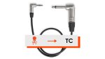 Tentacle zu 6.3 mm 90° Adapterkabel