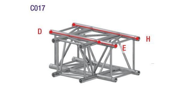 Prolyte Truss H30V-C017 T-Stück 3-Weg horizontal